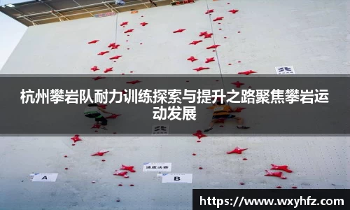 杭州攀岩队耐力训练探索与提升之路聚焦攀岩运动发展